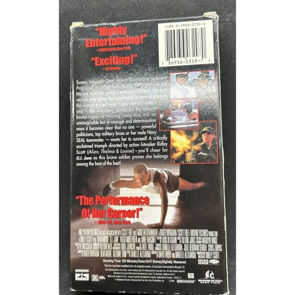 G.I. Jane‎ VHS 1997 Demi Moore Ridley Scott - Picture 2 of 3